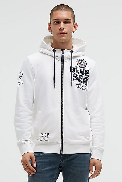 CAMP DAVID Kapuzensweatjacke mit Baumwolle günstig online kaufen
