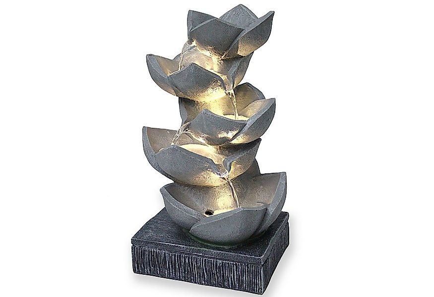Arnusa Zimmerbrunnen Wasserspiel BK901 mit LED Beleuchtung Gartendekoration günstig online kaufen