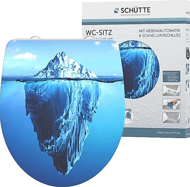 Schütte WC-Sitz Iceberg, Duroplast, mit Absenkautomatik günstig online kaufen