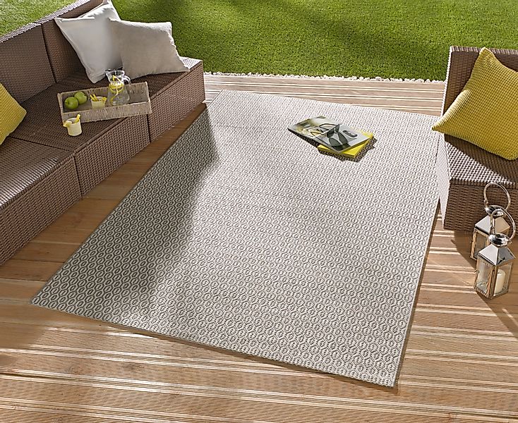 HANSE Home Teppich »Coin«, rechteckig, 8 mm Höhe, In-& Outdoor, Wetterfest, günstig online kaufen