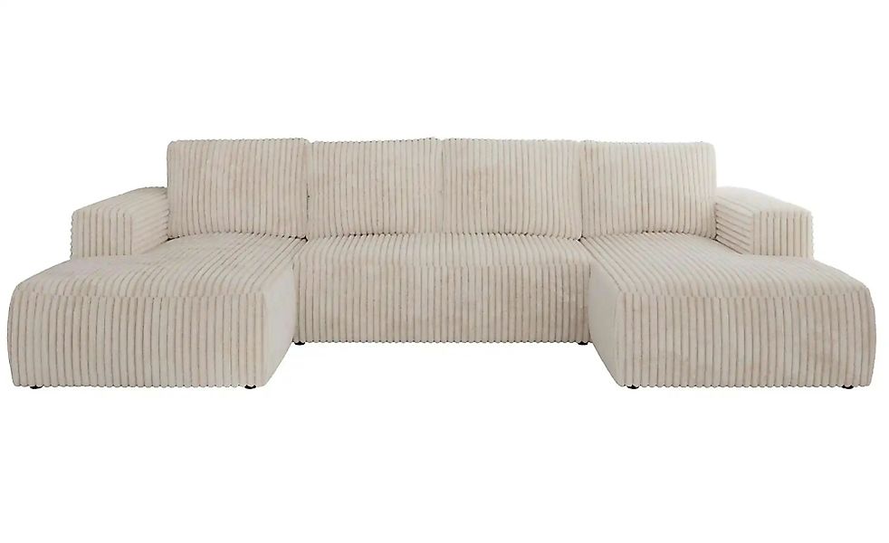 Wohnlandschaft mit Schlaffunktion Trentino ¦ creme ¦ Maße (cm): B: 334 H: 9 günstig online kaufen