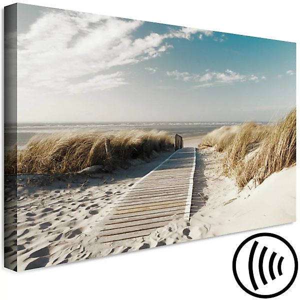 Leinwandbild Abandoned Beach (1 Part) Vertical XXL günstig online kaufen