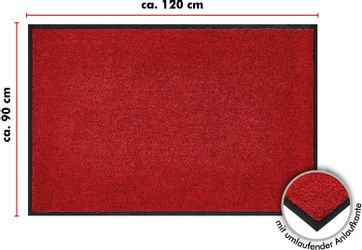 Andiamo Fußmatte "Super Wash & Clean, Made in Belgium" rechteckig 7 mm Höhe günstig online kaufen