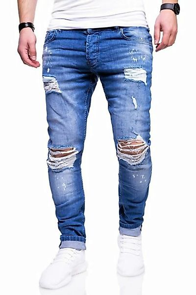 behype Slim-fit-Jeans SLY mit Destroyed-Elementen günstig online kaufen
