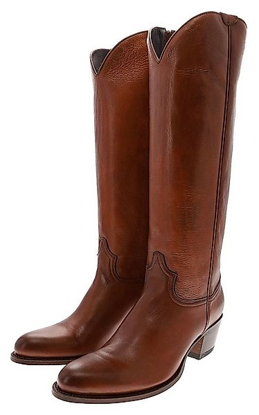 Sendra Boots 17384 Braun Cowboystiefel Rahmengenähte Damen Lederstiefel günstig online kaufen