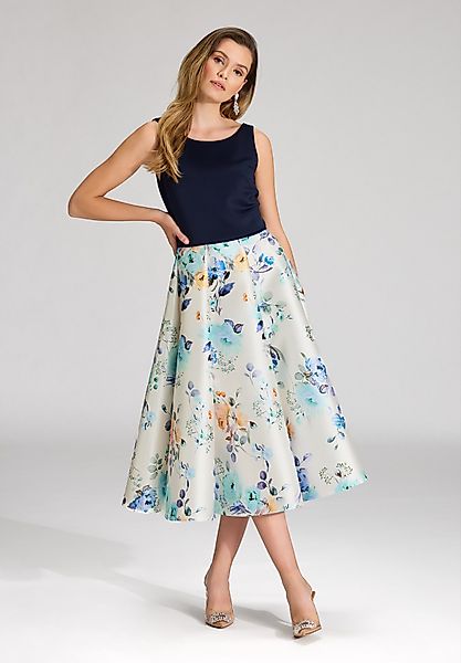 SWING Cocktailkleid Figurbetonte Passform mit ausgestelltem günstig online kaufen