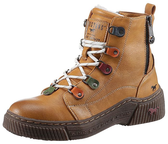 Mustang Shoes Winterboots mit Nieten und bunten Besätzen günstig online kaufen