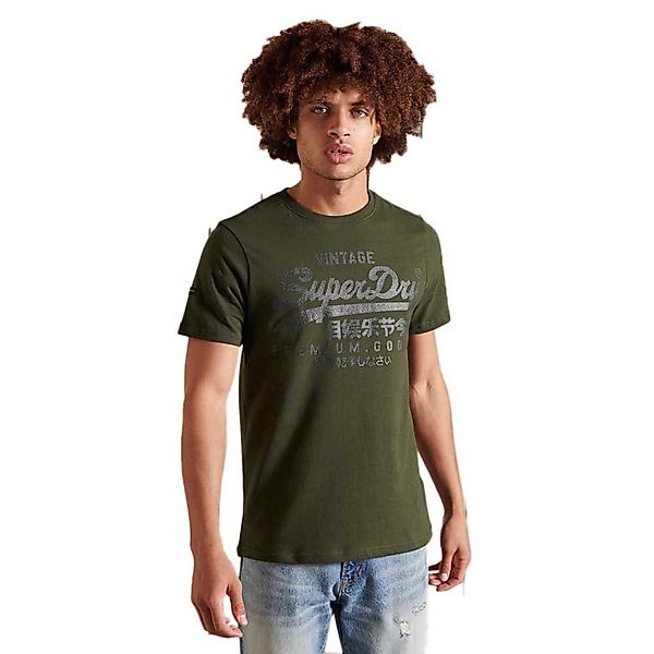 Superdry Vintage Logo Tonal Kurzarm T-shirt XL Surplus Goods Olive günstig online kaufen