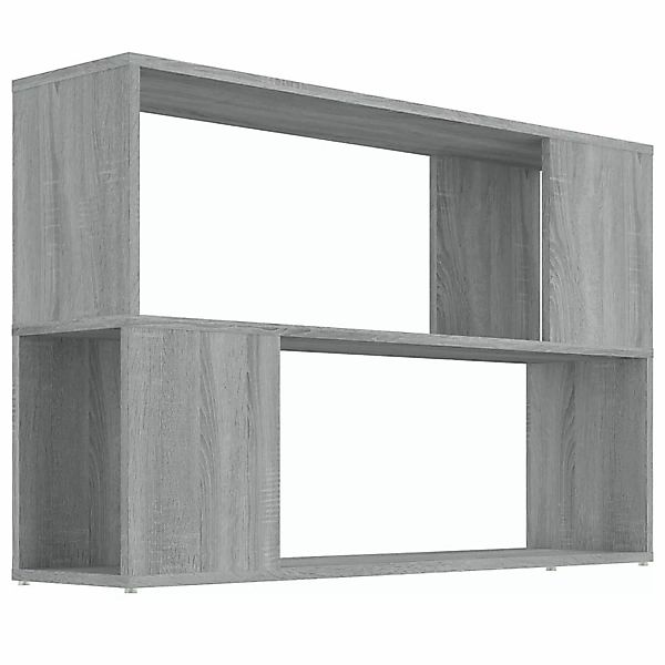 Vidaxl Bücherregal Grau Sonoma 100x24x63 Cm Holzwerkstoff günstig online kaufen