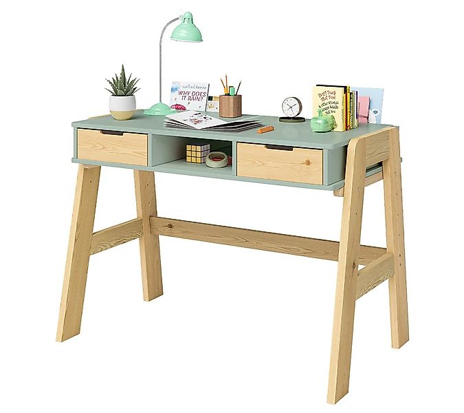 Bellabino Kinderschreibtisch Campo, höhenverstellbar 56-75 cm (mit Schublad günstig online kaufen