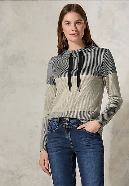 Gestreiftes Colorblock Shirt günstig online kaufen