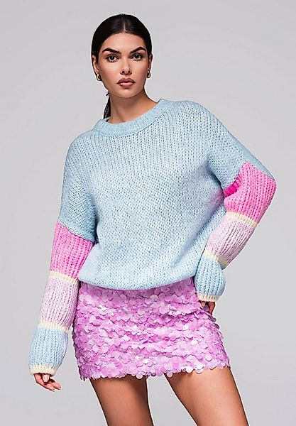 OMBRE Rundhalspullover Pullover mit Farbverlauf günstig online kaufen