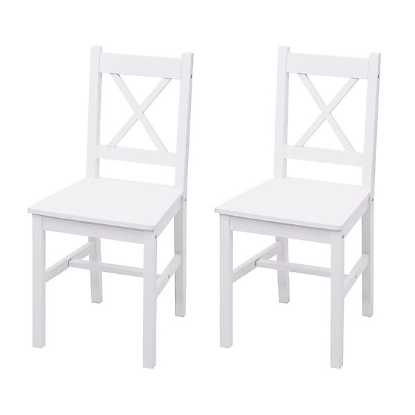 MCW Esszimmerstuhl F77 2er-Set Weiß günstig online kaufen