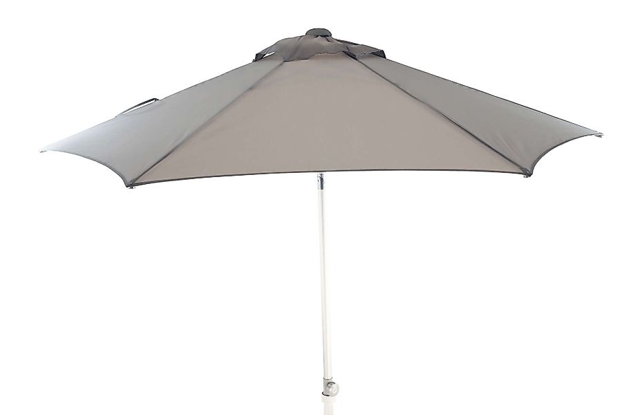 Elba - Sonnenschirm rund hellgrau Ø 250 cm günstig online kaufen