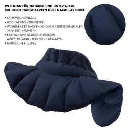 aqua-textil Nackenkissen Gewichts-Schulterkissen Nackenkissen Tonperlen mit günstig online kaufen