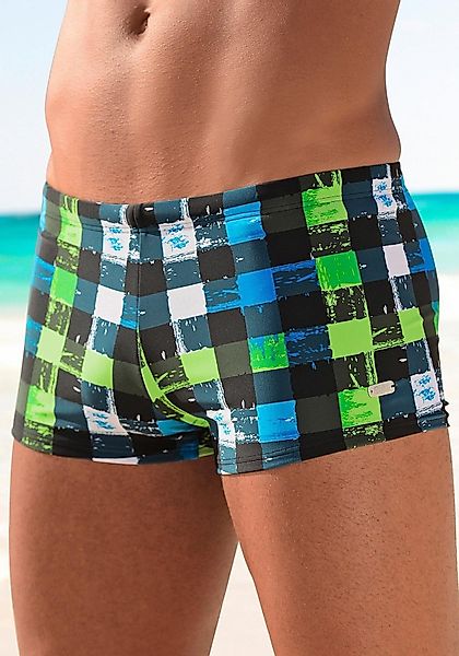 Buffalo Boxer-Badehose, in trendiger Karo-Optik günstig online kaufen