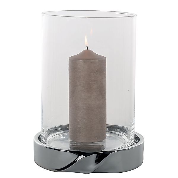 Fink Windlicht "LE DECOR", (1 St.), Kerzenhalter mit Glaszylinder, aus Kera günstig online kaufen
