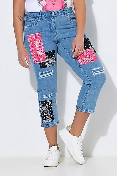 Angel of Style Regular-fit-Jeans 3/4-Jeans Amy farbige Bandana-Patches 5-Po günstig online kaufen
