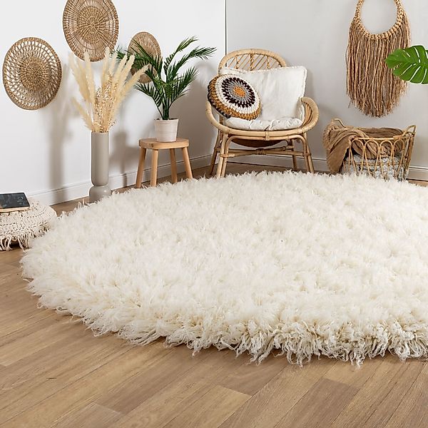 Steffensmeier Wollteppich Flokati 3000, rund, original günstig online kaufen