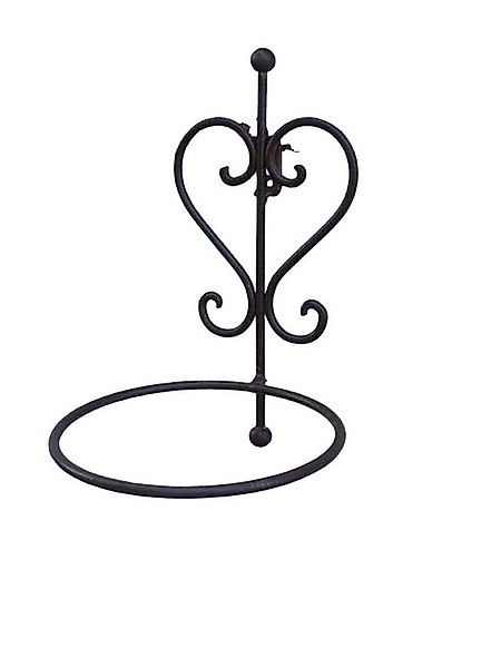 Deko-Impression Wanddekoobjekt Verzierter Topfhalter, Wandhalter, Eisen, Bl günstig online kaufen