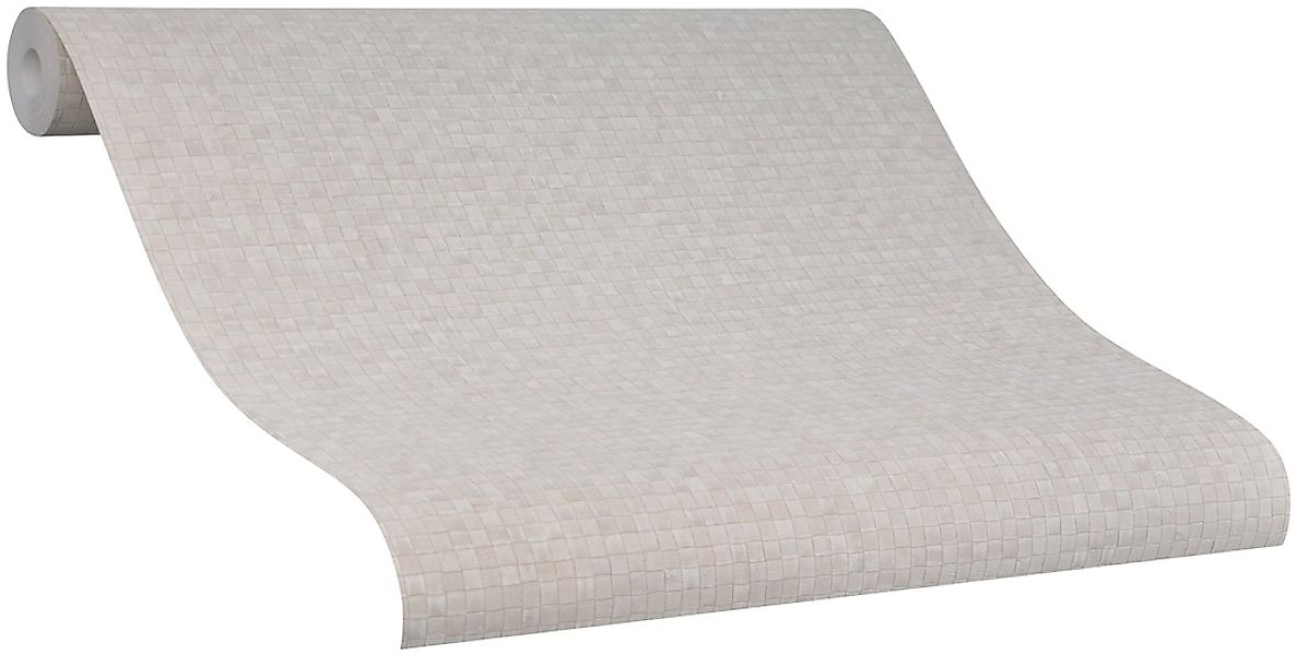 Marburg Vliestapete Grafisch Mosaikoptik Braun-Beige 10,05 m x 0,70 m FSC® günstig online kaufen