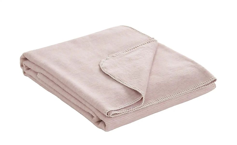 IBENA Wohndecke  Leichte Mischdecke ¦ rosa/pink ¦ Baumwollmischgewebe ¦ Maß günstig online kaufen