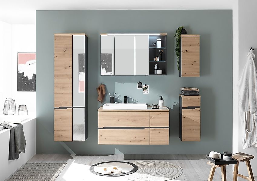 BASIC by Balculina Hochschrank Memphis, Badezimmerschrank günstig online kaufen