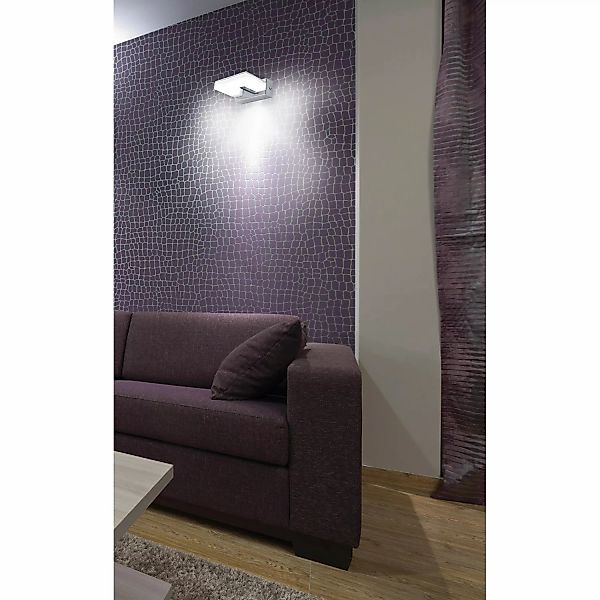 Näve LED-Wandleuchte Vareta Chrom 11 cm günstig online kaufen