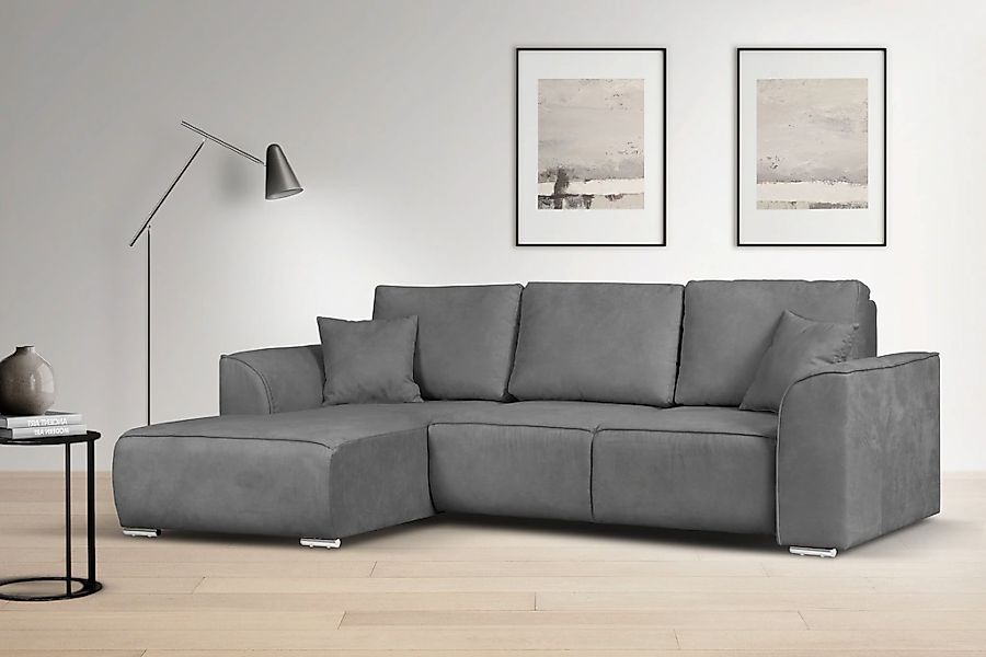 INOSIGN Ecksofa "BEATRICE optionale Schlafsofa mit Bettkasten, B/T/H: 265/1 günstig online kaufen