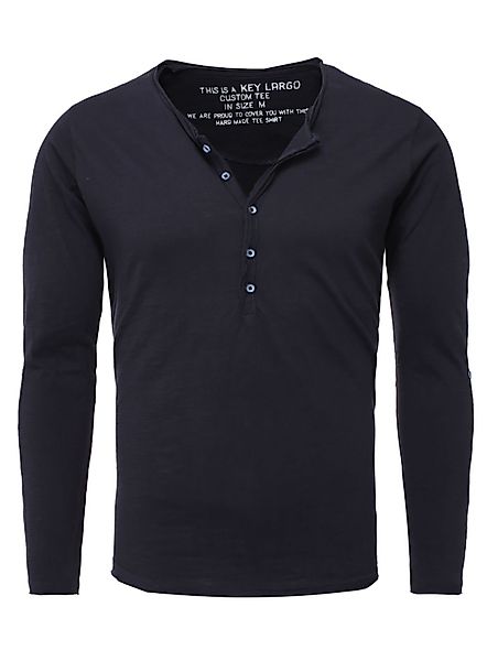 Key Largo Henleyshirt Ginger vintage Look günstig online kaufen