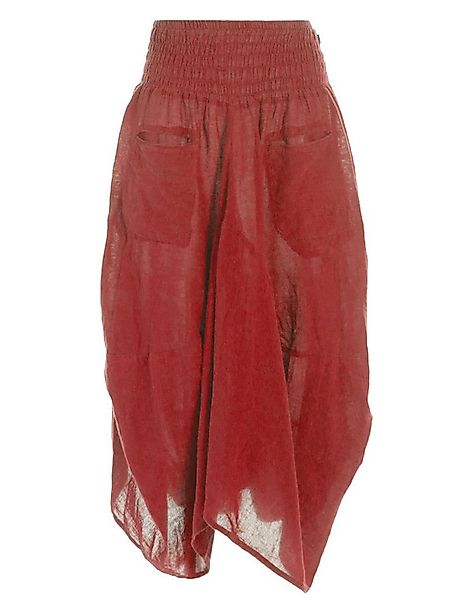 Vishes Maxirock Knöchel-Langer Luftiger Damen Sommer-Rock Einfarbig Sommerr günstig online kaufen