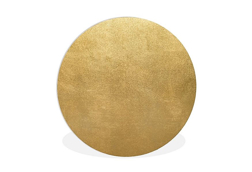 MuchoWow Gemälde Gold - Luxus - Abstrakt, Fotodruck (1 St), Kreis Wanddekor günstig online kaufen