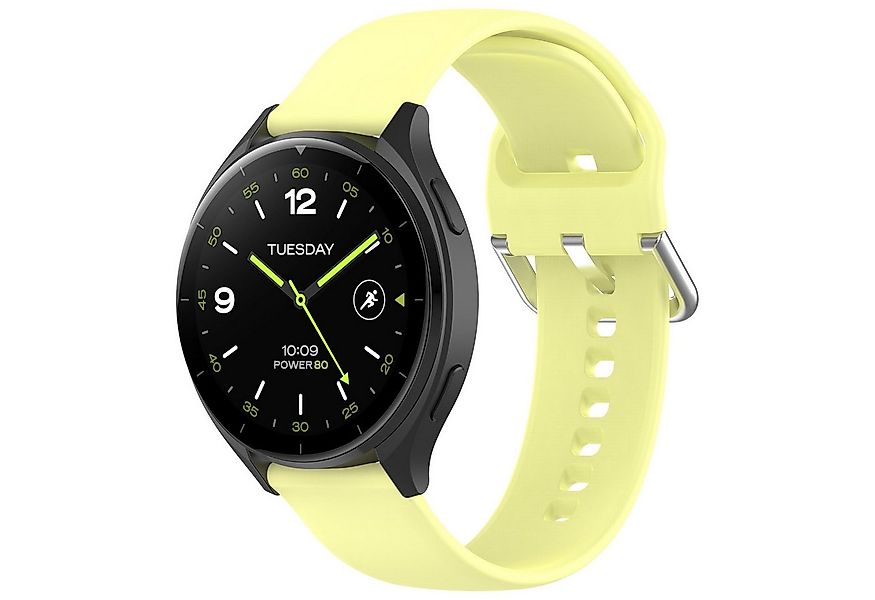 Wigento Smartwatch-Armband Für Xiaomi Watch 2 hochwertiges Silikon Armband günstig online kaufen