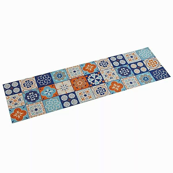 Tischläufer Versa Mosaik Orange Polyester (44,5 X 0,5 X 154 Cm) günstig online kaufen