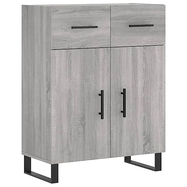 vidaXL Sideboard Grau Sonoma 69,5x34x90 cm Holzwerkstoff 828010 günstig online kaufen