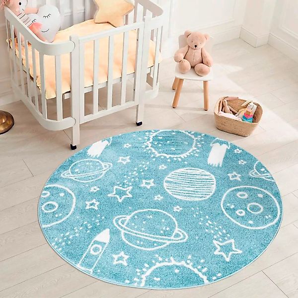 Carpet City Kinderteppich »ANIME912«, rund, 11 mm Höhe, Kinderzimmer Teppic günstig online kaufen