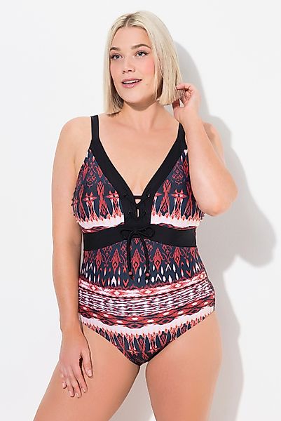Ulla Popken Badeanzug Badeanzug Schnürung Softcups günstig online kaufen