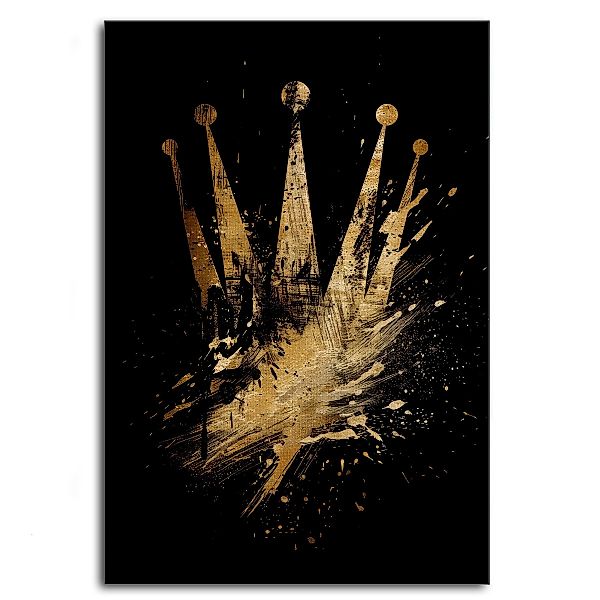 SimpleCanvas Wandbild Golden Rolex - Leinwandbild günstig online kaufen