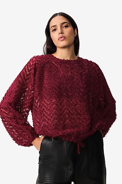 Next Blusenshirt Strukturierte langärmlige Bluse mit günstig online kaufen