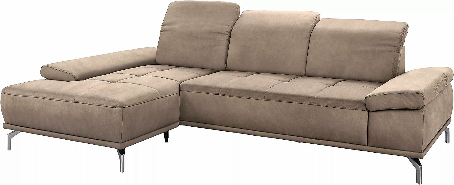 Places of Style Ecksofa »Caluna«, Inkl.Sitztiefenverstellung, wahlweise mit günstig online kaufen