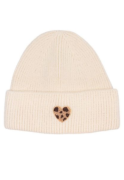 Seasons of April Strickmütze ZOE (1-St) Damen Mütze mit Herz – Beanie Stric günstig online kaufen
