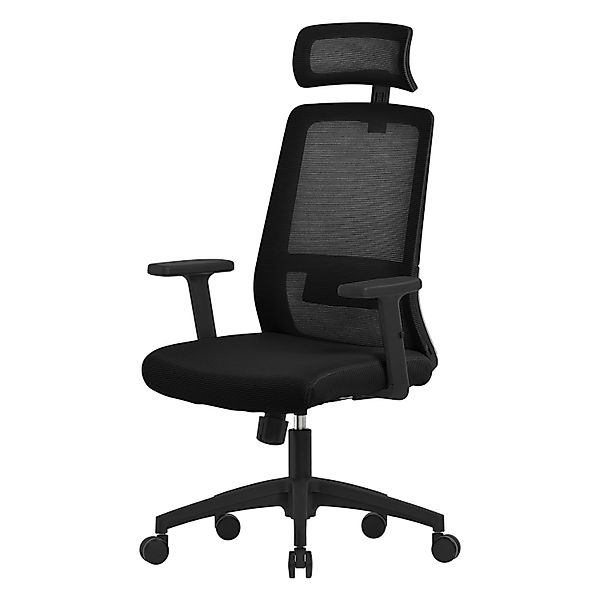 ML-Design Bürostuhl Ergonomisch Schwarz Schreibtischstuhl aus Mesh günstig online kaufen