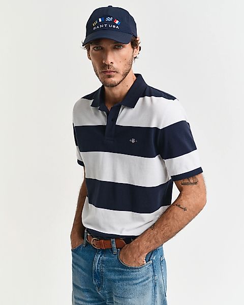 Gant Poloshirt "BLOCK STRIPE" Regular fit mit Polokragen günstig online kaufen