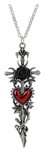 Figuren Shop GmbH Kette mit Anhänger Gothic Halskette – Cross of the Dark K günstig online kaufen