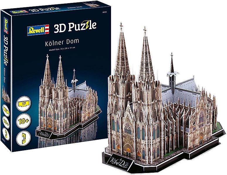 Revell® 3D-Puzzle Kölner Dom, 179 Puzzleteile günstig online kaufen