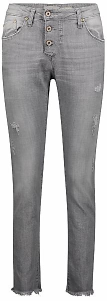 Please Damen Jeans P 78F_WW6PPB-P2B0 - Boyfriend - Grau - Grigio Denim Supe günstig online kaufen