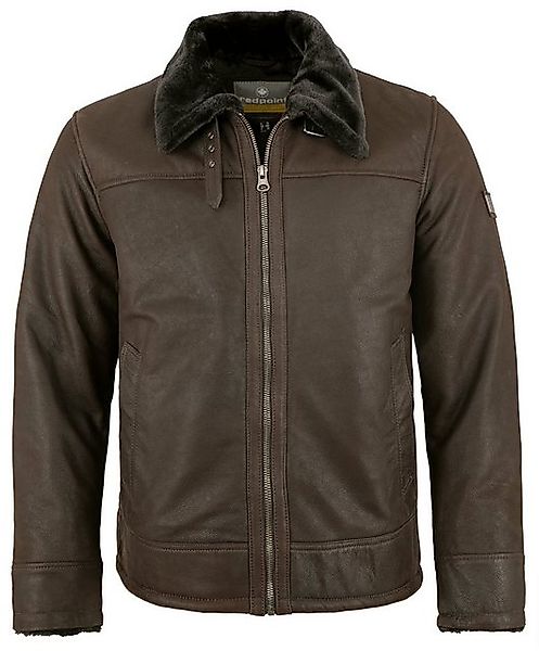 Redpoint Lederjacke Henry/M Redpoint - Herren Lederjacke Lammleder Kunstfel günstig online kaufen