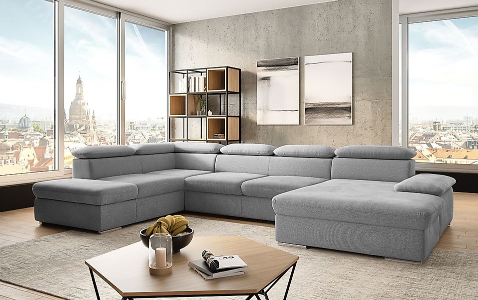 sit&more Wohnlandschaft Valantine U-Form, inkl. Kopf- günstig online kaufen