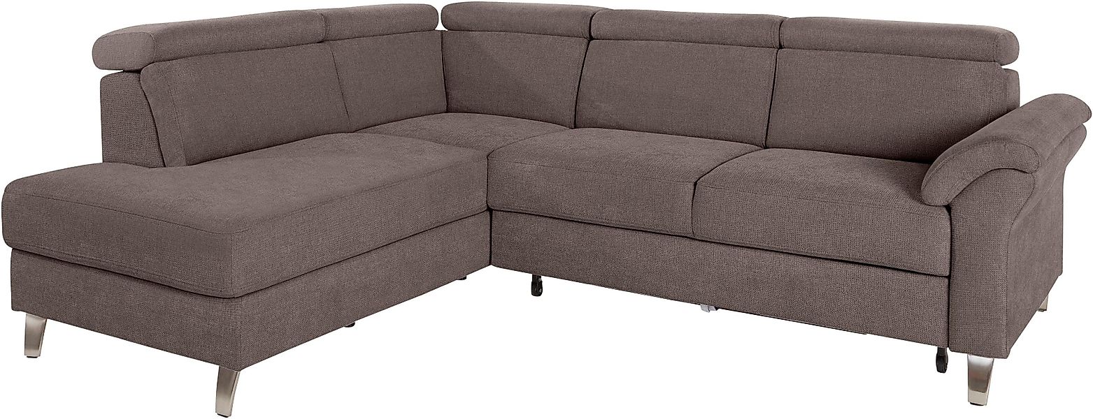 sit&more Ecksofa Arngast L-Form, inklusive Kopfteilverstellung günstig online kaufen