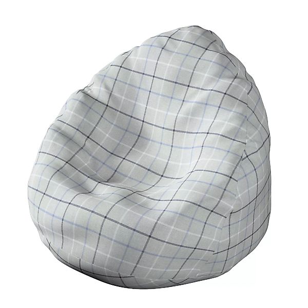 Bezug für Sitzsack, hellblau- grau, Bezug für Sitzsack Ø50 x 85 cm, Edinbur günstig online kaufen